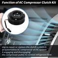 thumbnail image 3 of Kit de embrague del compresor de aire acondicionado para Nissan Murano y Pathfinder 2013-2015, 3 of 8
