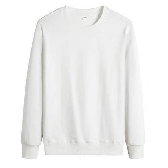 DondPO Womens Pullover Sweatshirts Womens Sweatshirt Crewneck Fleece Pullover Tops Oversized Sweat Shirts Women Hoodies Pullover Sweatshirt for Women Trendy White L Clearance!
