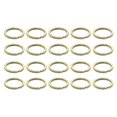 thumbnail image 1 of Stainless Steel S - 20 Pcs Gold Round Split S For Keychains - Metal Keychain Rings, 1 of 5