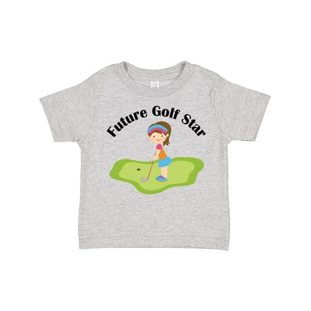 

Inktastic Future Golf Star Girls Golfing Gift Toddler Toddler Girl T-Shirt