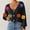 A-Black, variant on Women's Casual Sweater Tops High V-Neck Long Sleeves Button Coat Jacket Knitted Blouse