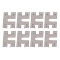 thumbnail image 4 of 100 Pcs PV Grounding Conductive Gasket Lightning Protection PV Conductive Washer Sheet for 30X40 T Slot Guide Rail, 4 of 5