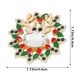 thumbnail image 3 of Fiudx Liquidación navideña Pegatinas para refrigerador con decoración navideña, pegatinas para refrigerador con decoración de escenas navideñas, pegatinas magnéticas de aleación para las fiestas navi, 3 of 6