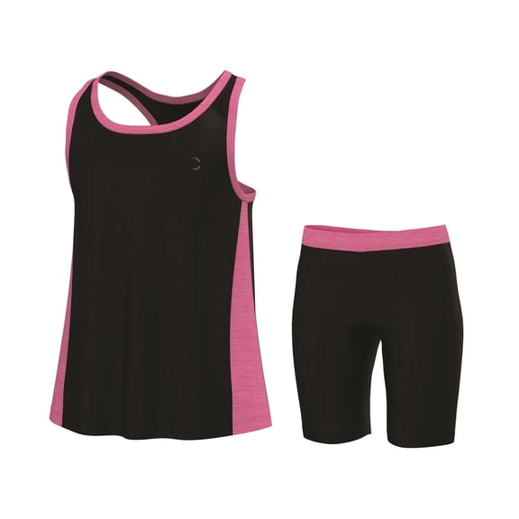 Essenclo Girls Tank Tops and Shorts Summer Outfits, Athletic Activewear Loose Fit Cute Girls Fashion Clothing Sets Size 3-16