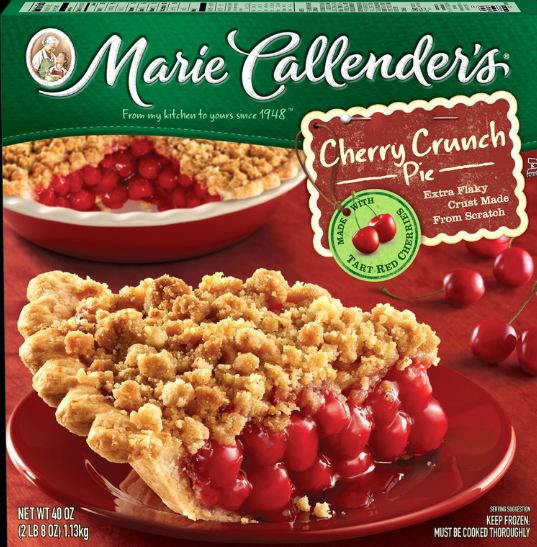 Marie Callender s Frozen Pie Dessert Cherry Crunch 40 Ounce Walmart