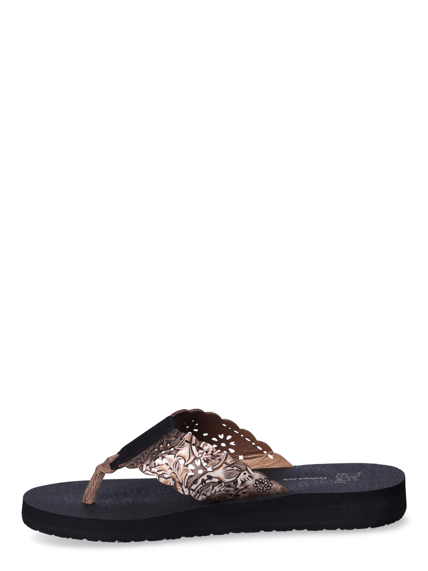 Time and Tru Women's Lifestyle Flip Flop Flat Sandals