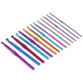 thumbnail image 1 of Crochet Kit, Lightweight Durable Crochet Hooks Ergonomic Handle Long Lasting Compact Portable Convenient Practical  For Household For Knitting, 1 of 8