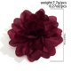 thumbnail image 3 of Popular Fabric Flower Brooch Accessory Delicate Fabric Flower Brooch Pin Delicate Collar Pin for Travel and Leisure Wine Red 2, 3 of 5