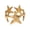 Golden, variant on mdesiwst Finger Ring Universal Basic Stacking Style Adjustable Open Band Stainless Steel Texture Star Shape Finger Band Jewelry Gift