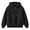 Black, variant on Fuzzy Full Zip Dog Pouch Hoodie for Women, Plush Pet Carrier Jacket, Warm Zip Up Sweatshirt for Dog Lovers Home Lounging Daily Wear
