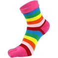 thumbnail image 2 of Chaussettes à Cinq Doigts pour Femmes en Coton, Chaussettes de Randonnée à la Cheville, Lot de 7, 7 Paires, Taille Unique, 2 of 8