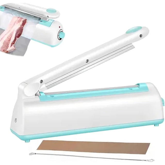 Sellador de Bolsas, Sellador de Bolsas de Plástico, Máquina de Envasado de Termosellado a Presión Manual para PE y PP, Máquina de Sellado por Pulso para Almacenamiento Hogar, a Prueba de Humedad