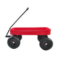 thumbnail image 6 of All Terrain Cargo Wagon,  Outdoor Garden Cart with Wood Railing, Kids Outdoor Wagon with Wheels, 6 of 9