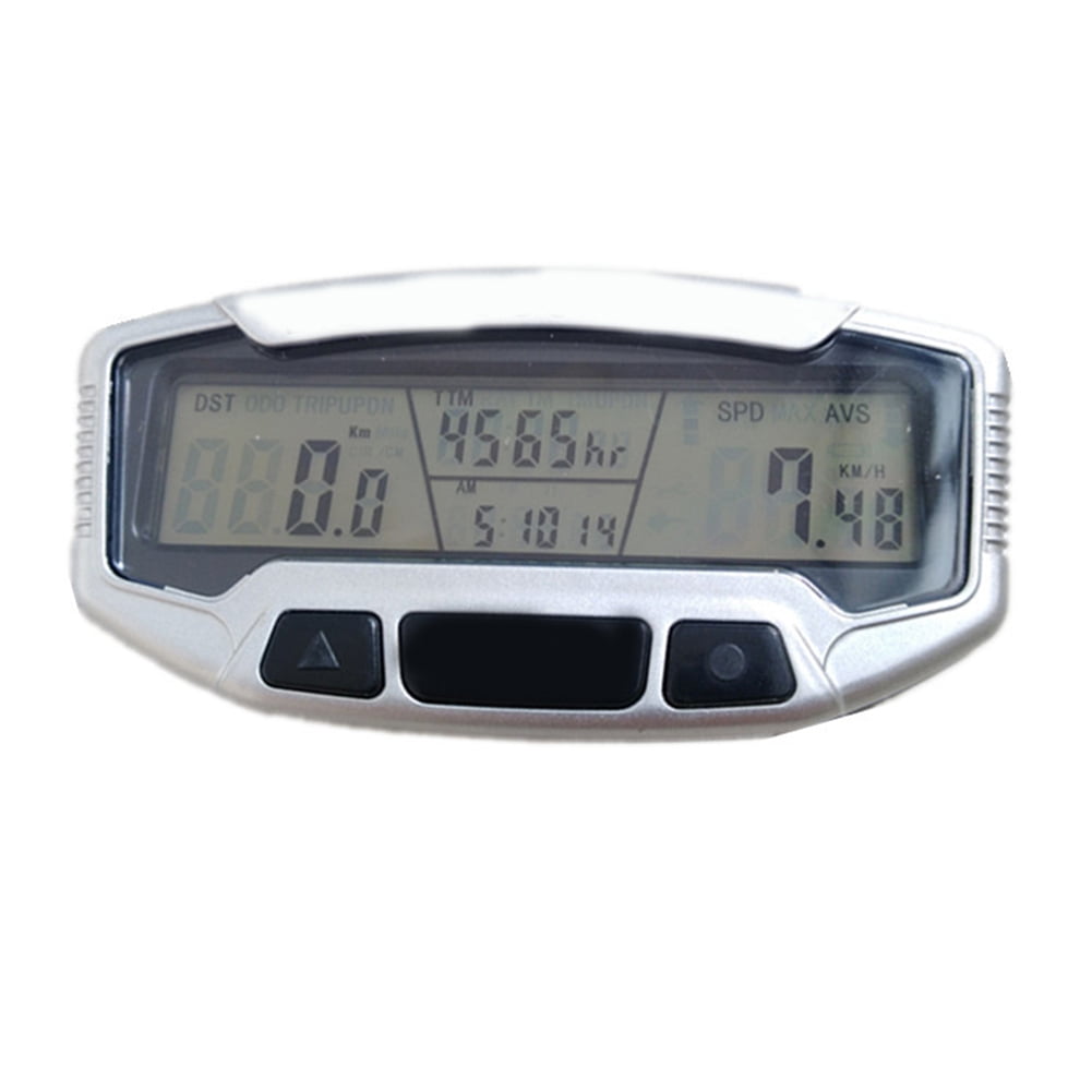 Trkee Digital LCD Road Bike Speedometer Backlight Stopwatch Odometer Waterproof Cycling Speedometer Bicycle Accessories 