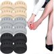 thumbnail image 1 of 6 pares de almohadillas delanteras para pies de mujer, tela de panal transpirable que absorbe el sudor, almohadilla delantera para pies de zapatos de tacón alto, 1 of 5
