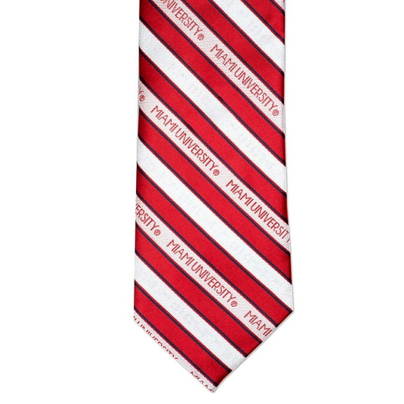 Fan Frenzy Miami Ohio Redhawks Officially Licensed 62" Microfiber Men's Tie