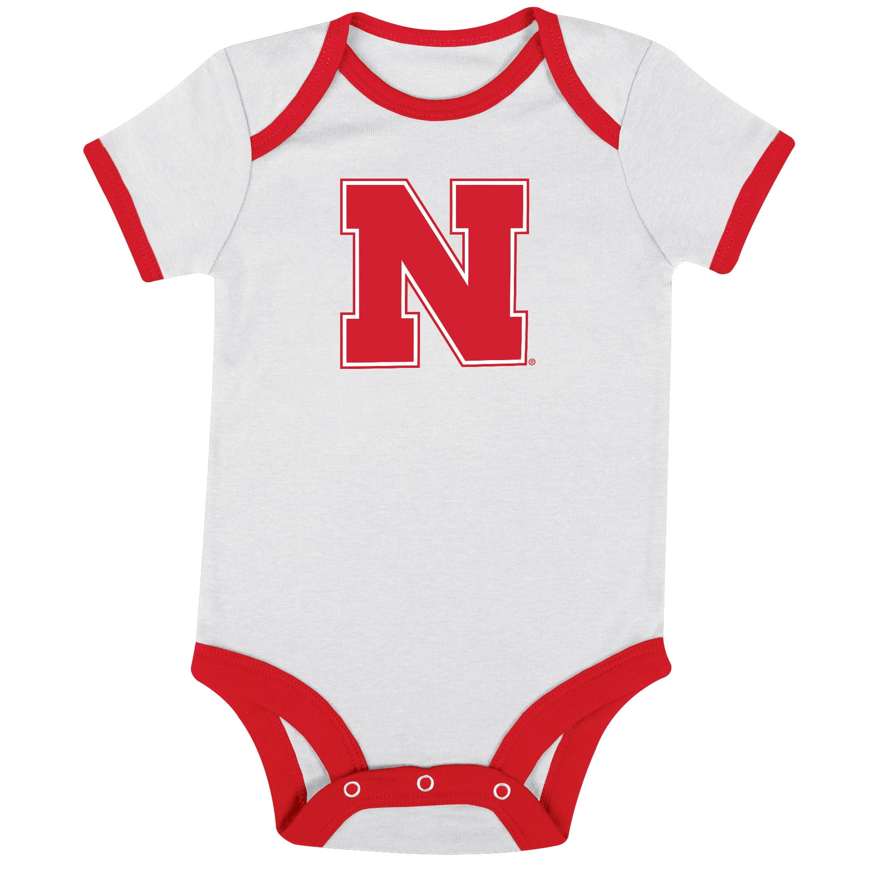 NCAA Nebraska Huskers Infant & Toddler Onesies, 3-Pack