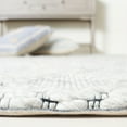 thumbnail image 3 of SAFAVIEH Marbella Aniyah Diamond Area Rug, Light Grey/Black, 4' x 6', 3 of 4