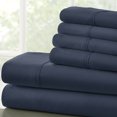 thumbnail image 2 of Becky Cameron Luxury Ultra Soft 6 Piece Solid Bed Sheet Set, 2 of 2