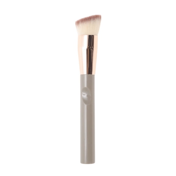 Unique Bargains 1 Pc Durable Foundation Brush Light Coffee Color