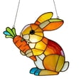 thumbnail image 3 of Lunxisen 4 Pcs Easter Rabbit Window Hanging Farm Ornament Acrylic Home Decor Garden Gift(20cm), 3 of 9