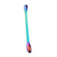 thumbnail image 4 of Stainless Steel Double-end Spoon Drinks Stirring Spoon Seasoning Powder Scoop Creative Tableware (Iridescence), 4 of 8