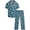 Light Blue Dino, variant on Quad Seven Boys Pajama Set Classic Button Down Sleep Shirt and Pajama Pants Sleepwear Set 2 Piece