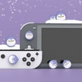 thumbnail image 5 of PlayVital Penguin Joystick Caps for Nintendo Switch, Thumbstick Caps for Switch Lite, Analog Cover for Switch OLED Joycon - Light Violet, 5 of 7