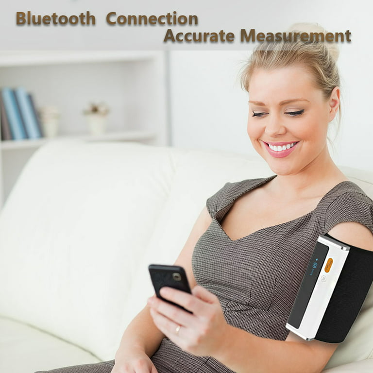 Wellue Blood Pressure Monitor + EKG, Upper Arm Cuff BP Machine, EKG ECG  Monitor, Built-in Bluetooth with Free App, BP2 