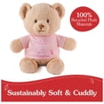 thumbnail image 2 of Oso de peluche GUND “Es una niña” con mensaje sostenible de 30 cm, 2 of 9
