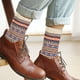 thumbnail image 3 of pares de calcetines de algodón, calcetines cálidos y gruesos para senderismo, térmicos y acogedores, para niños y niñas (se recomienda 12 años), 3 of 5