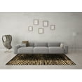thumbnail image 3 of Ahgly Company Indoor Rectangle Abstract Brown Modern Area Rugs, 7' x 10', 3 of 4