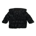 thumbnail image 2 of Urban Republic Toddler Girls Iridescent Puffer Jacket with Hood  Sizes 12M-5T, 2 of 3