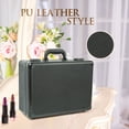 thumbnail image 3 of Kemier Makeup Train Case - Cosmetic Organizer Box Makeup Case with Lights and Mirror / Makeup Case with Customized Dividers / Large Makeup Artist Organizer Kit (Black), 3 of 8