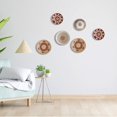 thumbnail image 5 of Jiibva Seagrass Wall Hanging Decor Handmade Natural Wall Art Round Bohemian Basket Wall Art Set For Kitchen Bedroom Living Room, 5 of 7