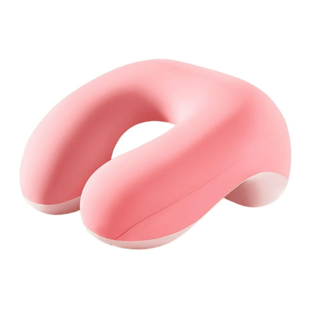 Almohada para la siesta en el escritorio, almohada para dormir en la oficina, espuma viscoelástica, multifunción, cómoda. Rosa
