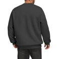 thumbnail image 4 of KISSMODA Men's Crewneck Sweatshirt Casual Long Sleeve Sweat Shirts Comfy Basic Winter Pullover Shirt, 4 of 4
