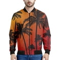thumbnail image 3 of Chaqueta con cremallera y estampado 3D de atardecer en las Maldivas para hombre, sudadera hawaiana de playa, camisetas de manga larga, chaquetas bomber holgadas para mujer, 3 of 5