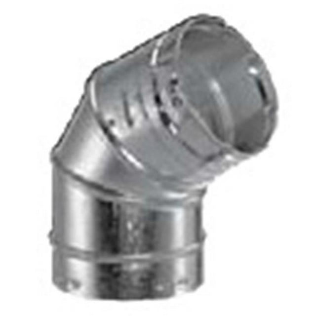 M & amp; G Duravent 4GVL45 4 Pouces 45 Degrés B-vent Coude Réglable