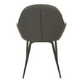 thumbnail image 5 of Piper Chair in Smoke Fabric with Black Frame, 5 of 6