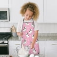 thumbnail image 4 of Pink French Bulldog Love Heart Kids Aprons for Girls and Boys,Adjustable Neck Strap Toddler Aprons for Kids Cooking Baking, 4 of 7