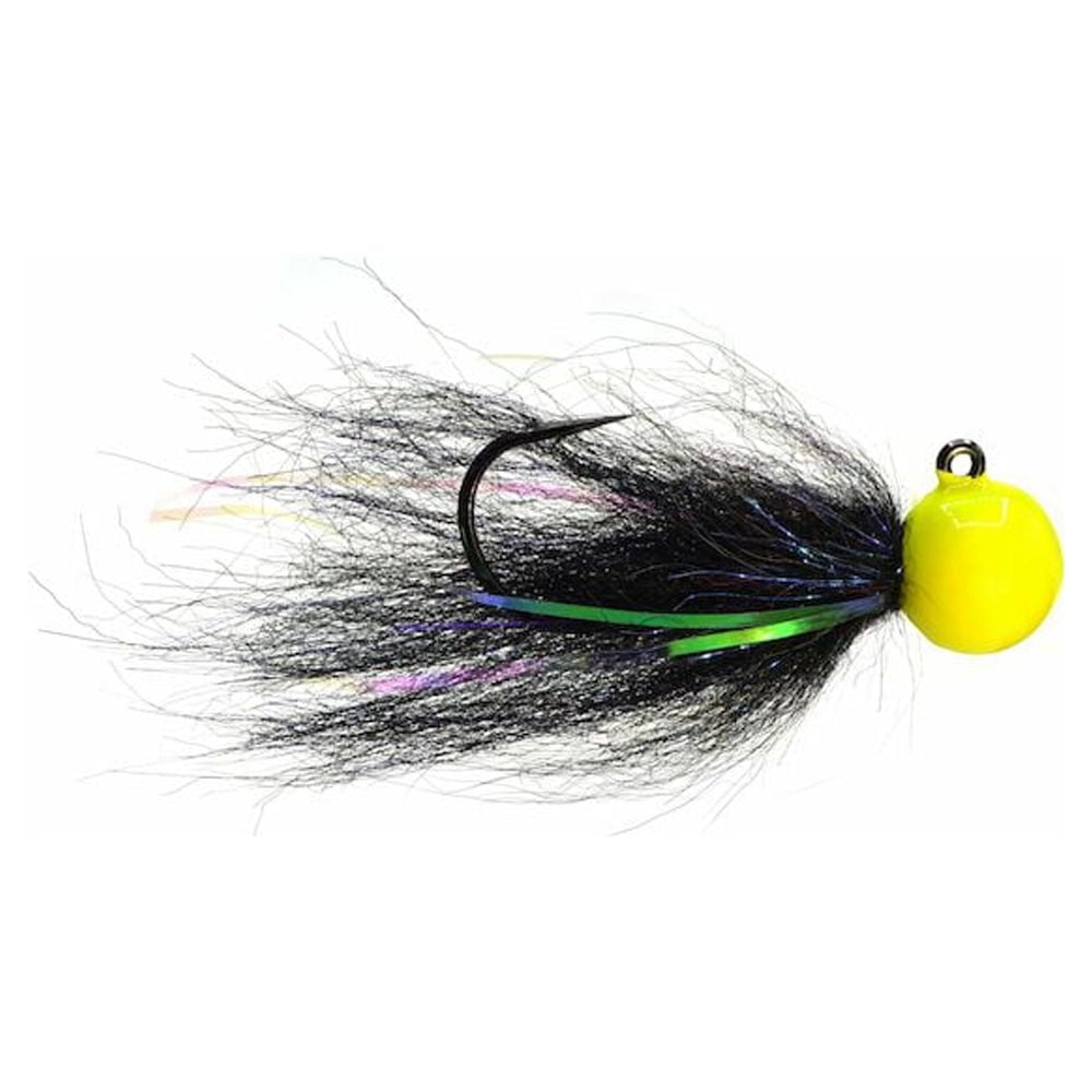 (2 pack) Mustad Tailout Twitcher Jig, 1/2oz, Chartruese-Anadro Blue-Green Machine
