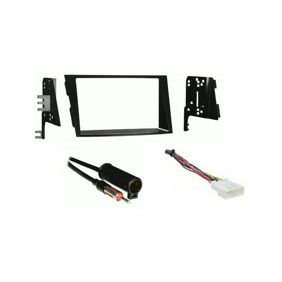Fits Subaru Outback 10-14 Non-NAV Double DIN Harness Radio Install Dash Kit