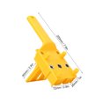thumbnail image 4 of "Yellow ABS Plastic Handheld Drilling Guide - Adjustable 0-50mm Baffle for Precise 6/8/10mm Holes in Woodworking & DIY Projects", 4 of 6