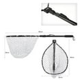 thumbnail image 3 of EUDIDV Skimmers and Nets Aluminum Alloy Fishing Dip Net Rod Fishing Net Bag Portable Folding Type;Pool Cleaning Tools, 3 of 5