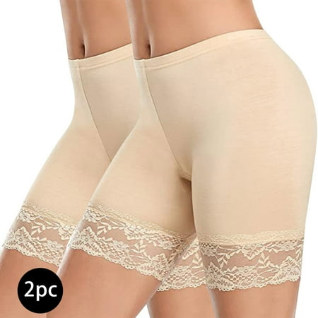 uublik No Show Panties for Women High Waist Breathable Briefs Soft Underpants Ladies Stretch Panties Women s Boy Shorts Underwear Yellow