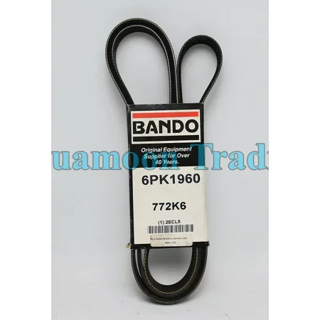 Bando 77.2" 6Pk1960 V-Belt Serpentine Belt 2Ecl5 00649717003128 Alternator/Air