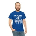 thumbnail image 5 of He Plays She Cheers Shirt, Cheerleading Gift, Football Tee, School -ID: 947, 5 of 7
