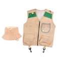 thumbnail image 4 of Disfraz de aventura Sunnimix para niños con chaleco y sombrero de carga, 4 of 8
