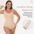 thumbnail image 4 of Joyshaper Tummy Control Shapewear Spaghetti Strap Bodysuit Tank Top Bodysuit For Women, 4 of 6